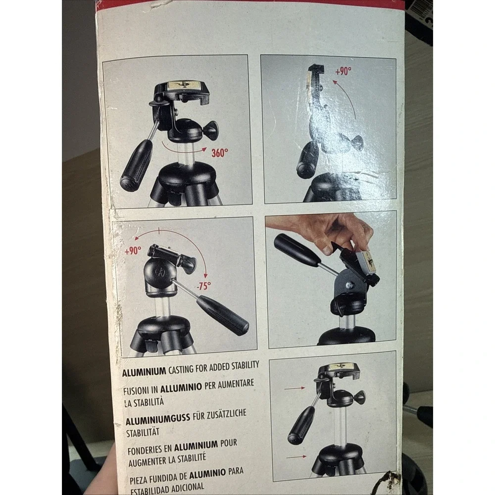 Manfrotto (Italy) Bogen 3405‎ Junior Tripod with Quick Release Head